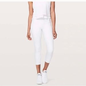 Lululemon All The Right Places Crop with Pockets White Size 6